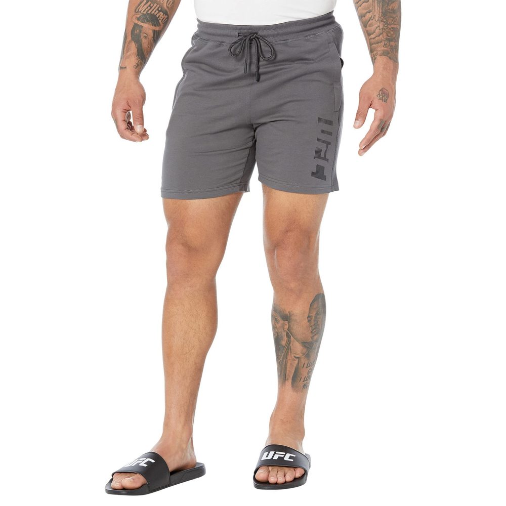 UFC Mens Terry Volleyball Shorts Dark Grey Size 2XL